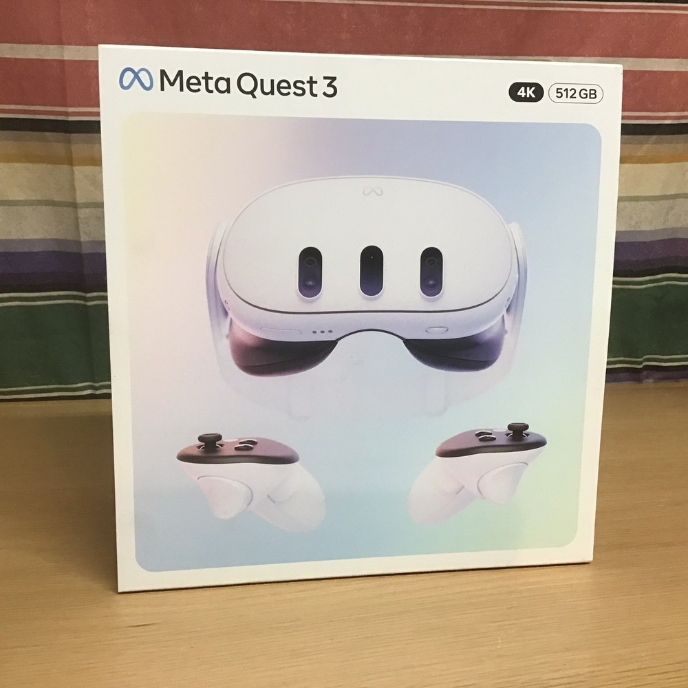 Original Meta Quest 3S 512 gb Empty Retail Display Only Box – Box Only