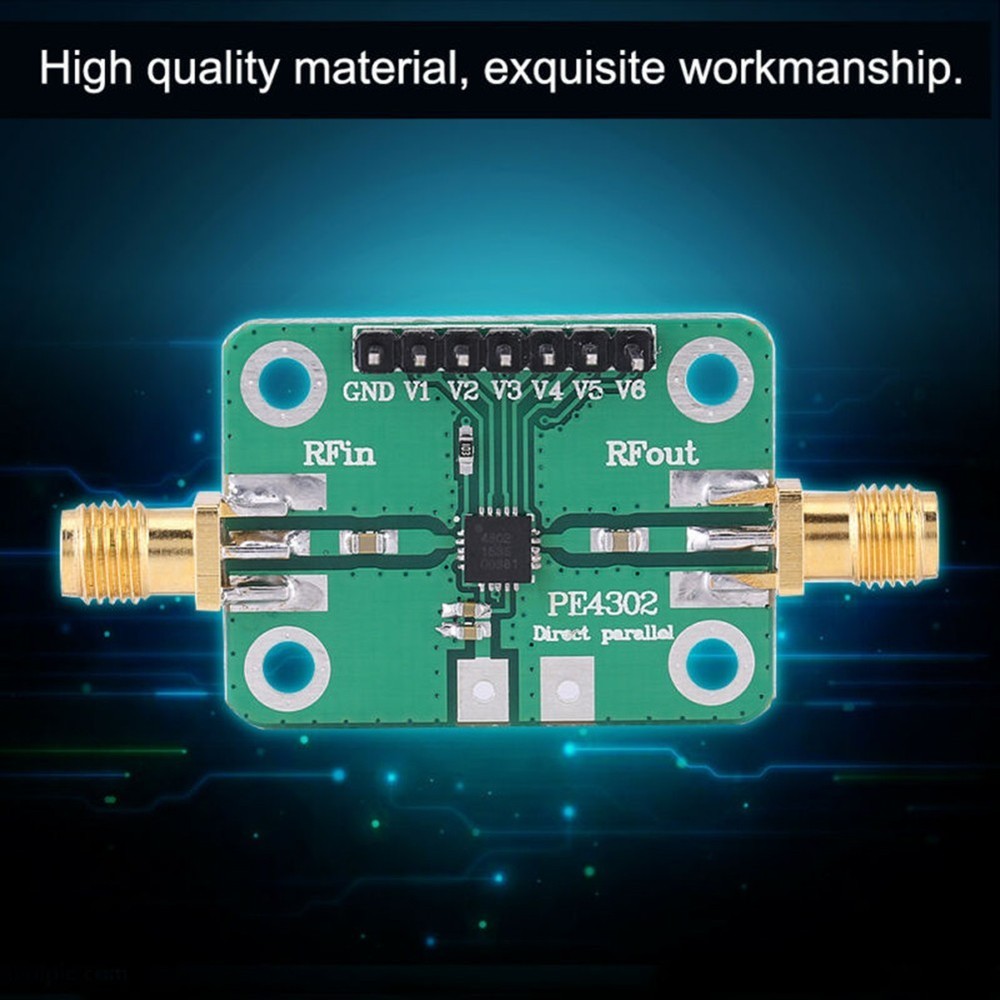 Programmable Gain Attenuator PE4302 Module Bandwidth from 1MHz to 4GHz