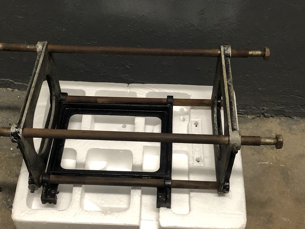 1917 Powers Cameragraph 6B 35mm Movie Projector Arc Lamp Rail & Support Bracket