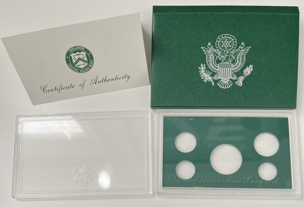 1997 Empty - Replacement United States Mint Proof Set Packaging "No Coins"