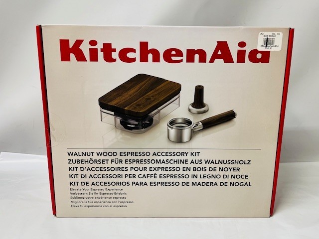 KitchenAid Walnut Wood Espresso Accessory Kit- NEW