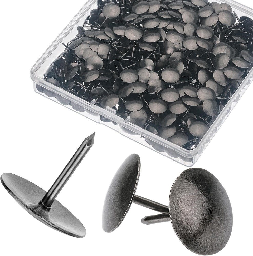 Mr. Pen- Thumb Tacks, 500 Pack, Black, Flat Push Pins, Thumbtack, Black