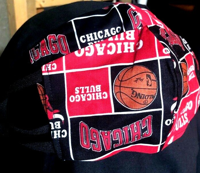 ***Chicago Bulls*** Cotton Face mask (handmade)