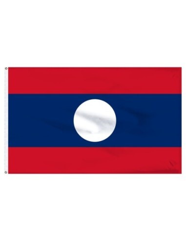 Laos 2' x 3' Indoor Polyester Flag
