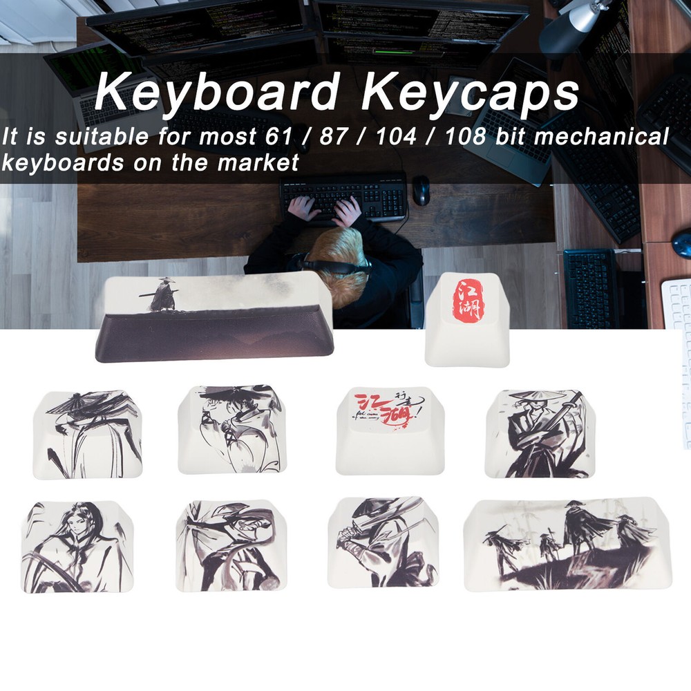 Keycap Sublimation Process Fine Workmanship Clear Pattern DIY Production Keyboar