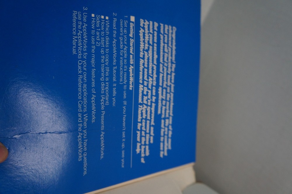 Apple II/IIe/IIc AppleWorks Software Lot Discs Manuals Reference User