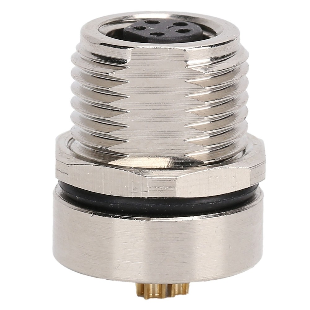 M8FS5 Panel Mounted Socket M8 IP67 Connector 5pin Plug Adapter Connector❀