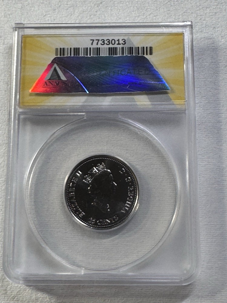 2000 Canada 25 Cents Commemorative Celebration Graded MS 66 by ANACS