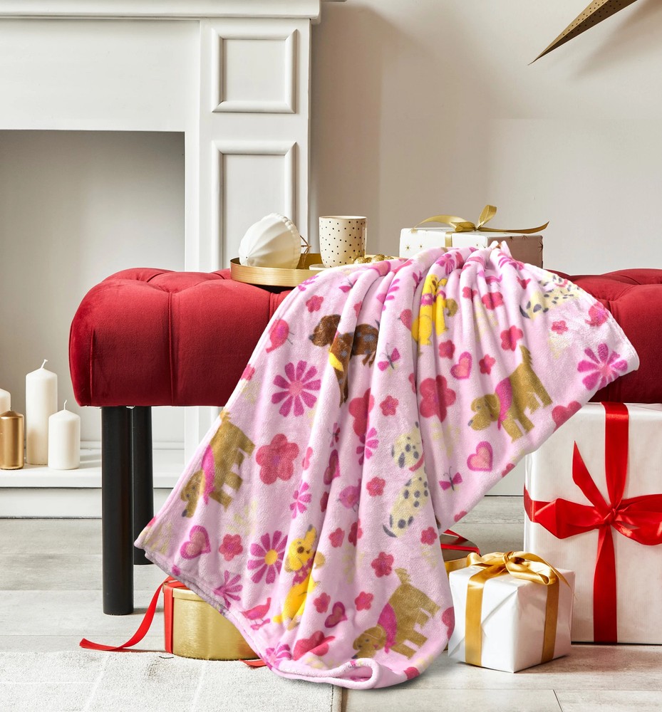 Valentines Day Oversize Plush Throw Blanket