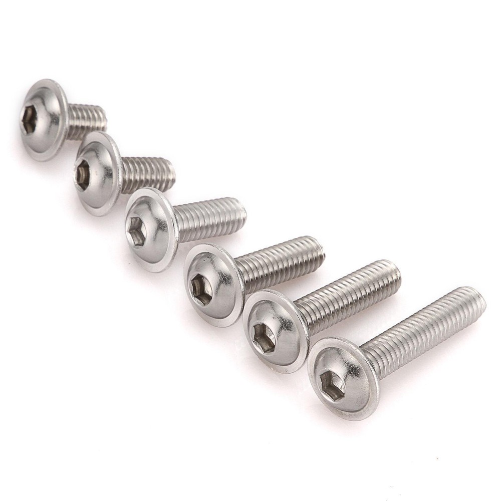 M5 Stainless Steel Flanged Button Head Bolts Hex Socket Hexagon Screws
