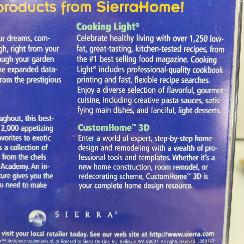 Sierra Home Print Artist (PC, 1996) Computer Software