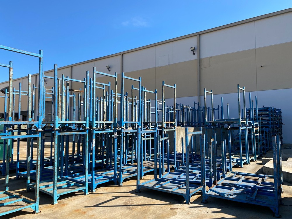 Used Portable Stack Racks 54Wx32DX60T