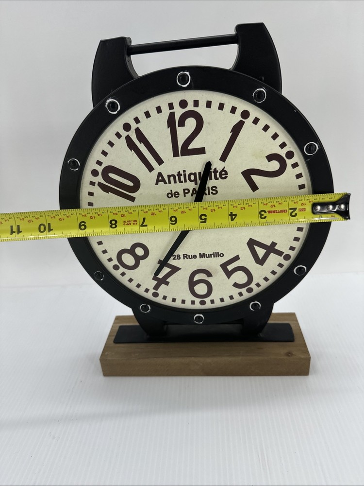 Standing Clock Antiquity De Paris Clock 13”x10” {113}
