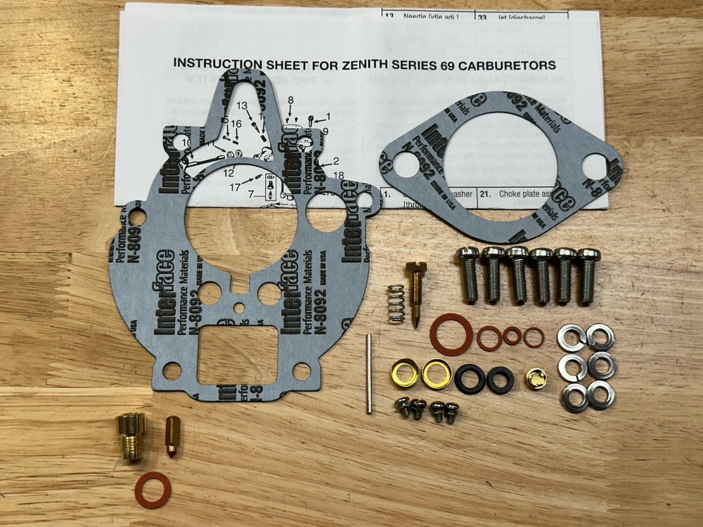 John Deere 3010 3020 Zenith Basic Carburetor kit