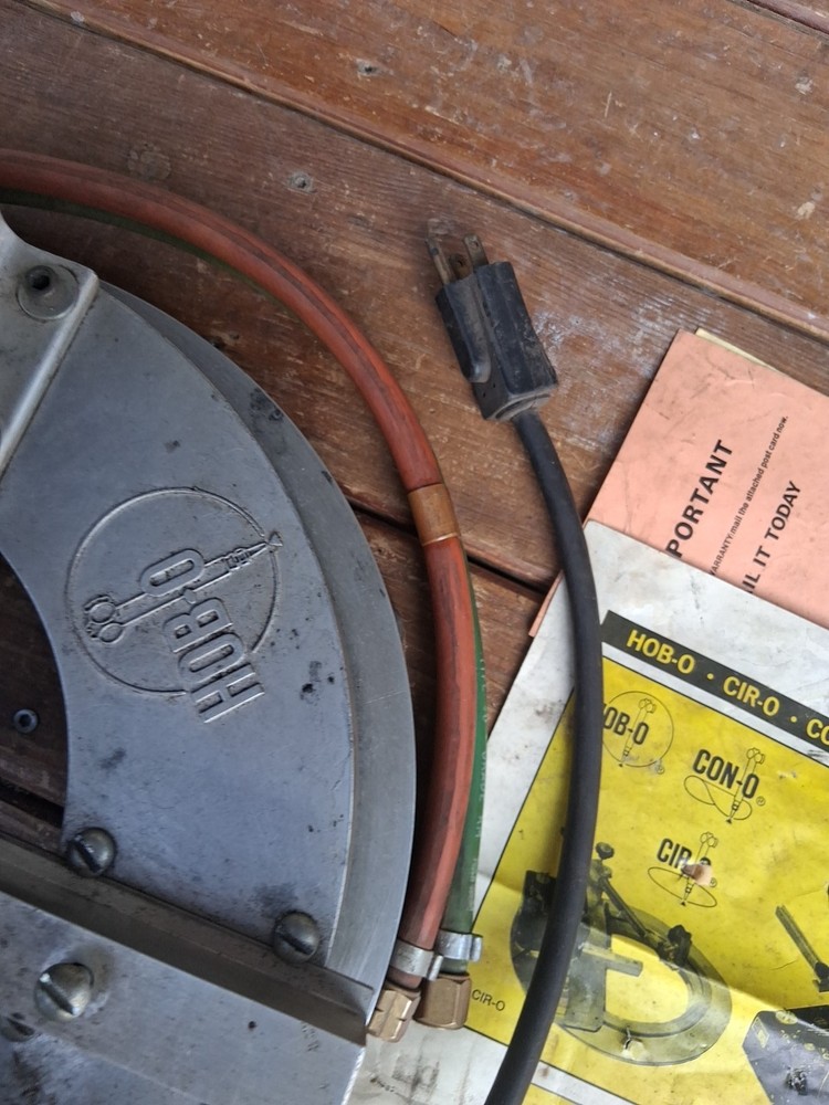 Bug-o Hob-o Circle Burning System Weld Tooling Corp