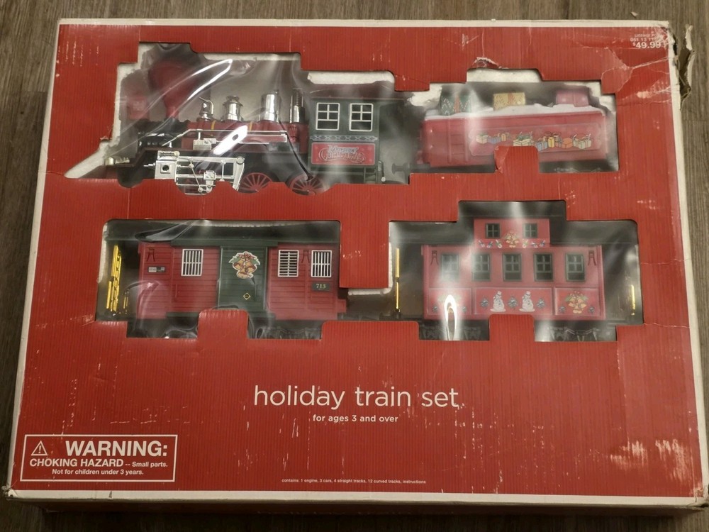 2008 Target Holiday Train Set New In The Box
