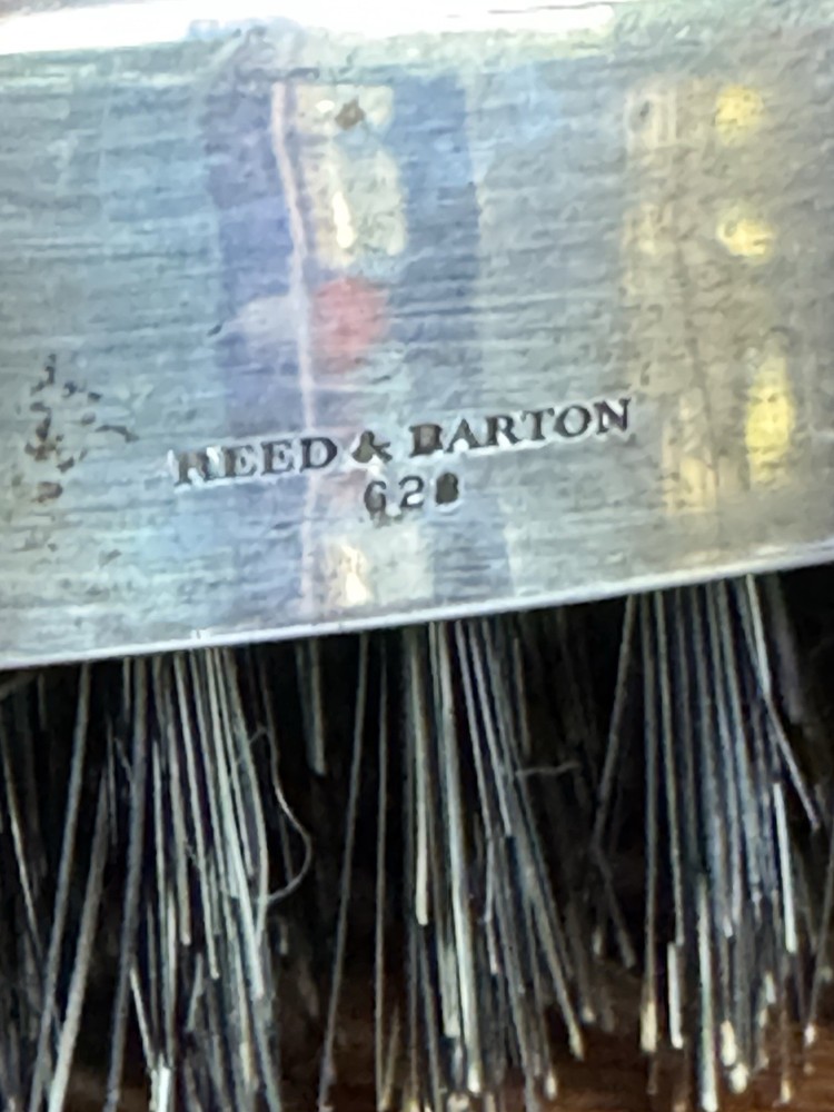 Vintage Reed & Barton #628 Silverplated brush