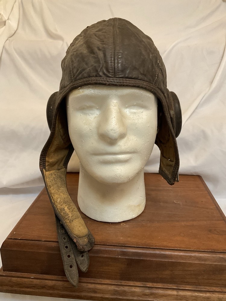 World War II WW 2 Leather Flight Helmet