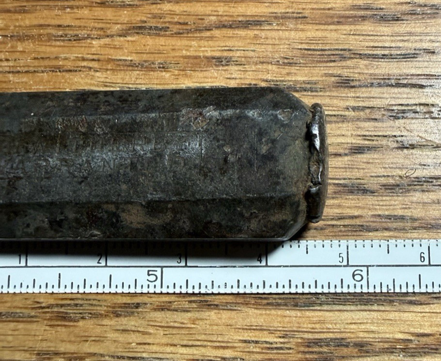 VINTAGE T.H. WITHERBY 3/4" BEVEL EDGE SOCKET CHISEL 6"