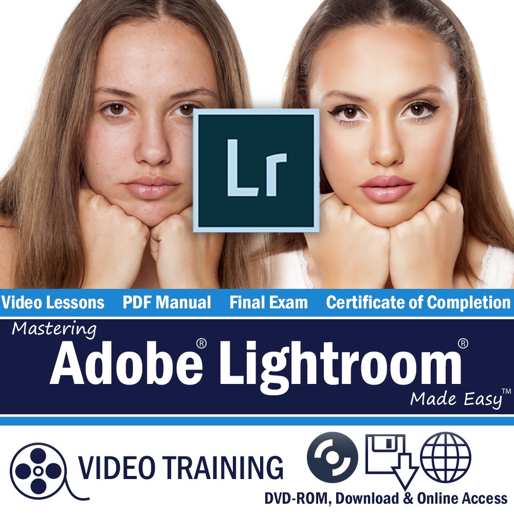 Learn Adobe Lightroom Classic CC Video Training Tutorial DVD Course