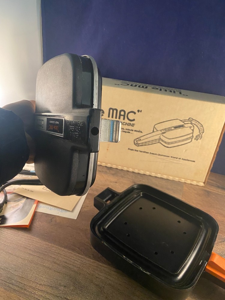 Vintage HAMILTON BEACH "Little MAC" 60 Second Burger Machine