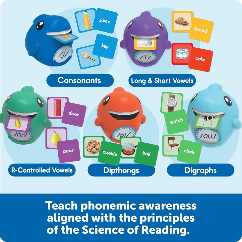 Learning Resources Say-a-Sound Sorting Sharks Learning Activities Learn to Read