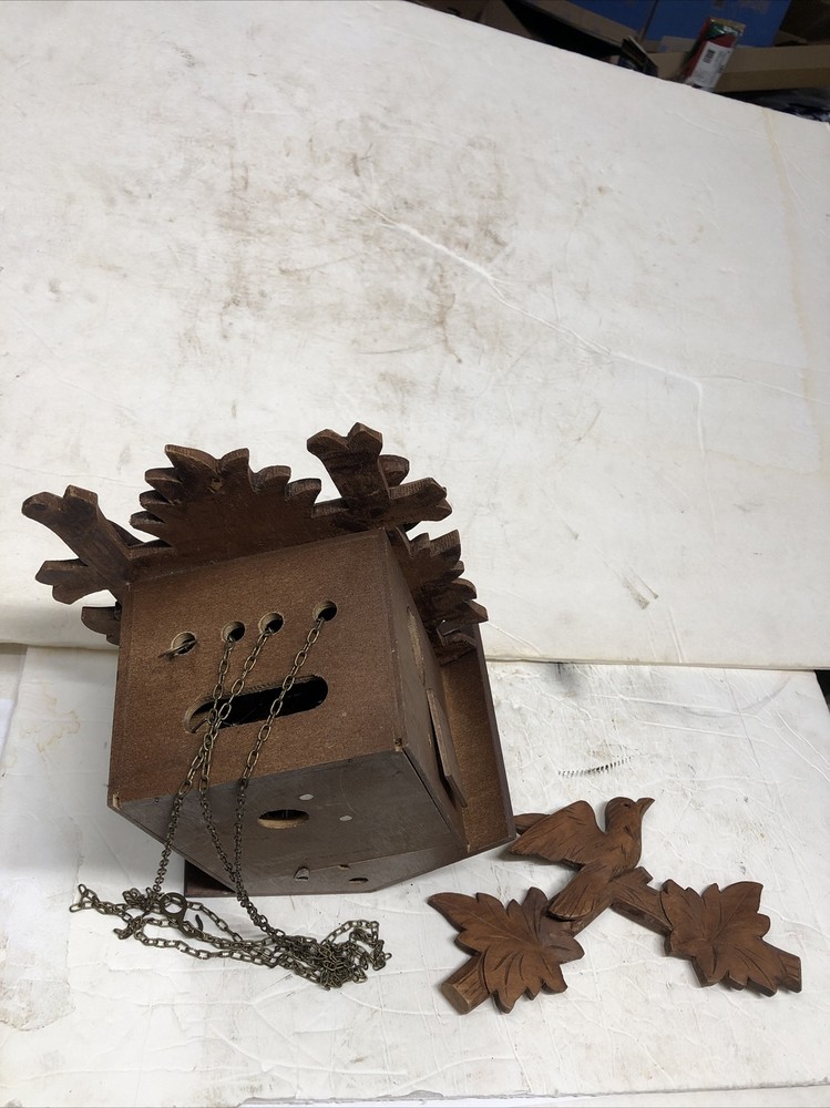 Vintage German Cuckoo Clock Birds—untested
