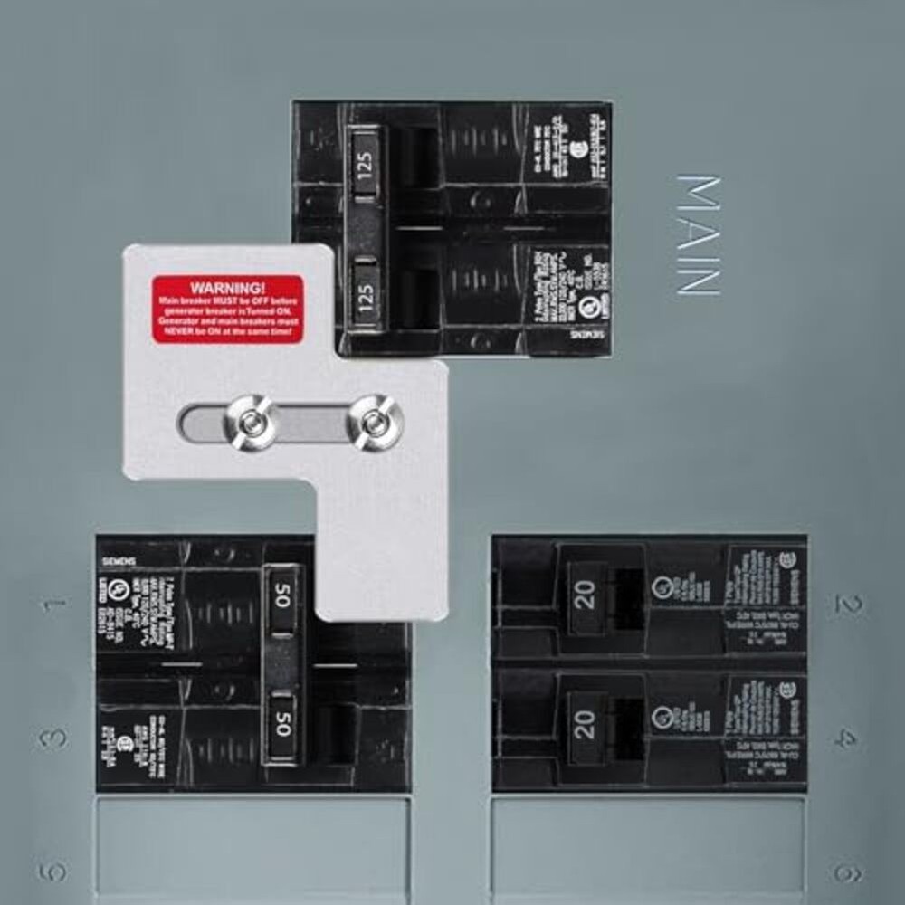 Generator Interlock Kit for Murray 100 Amp Breakers with Installation Tools