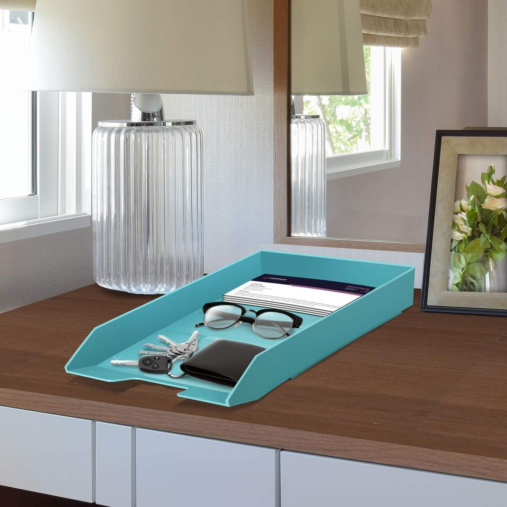 Stackable Letter Tray Front Load, Letter Size, Stacking Document Desk Office ...