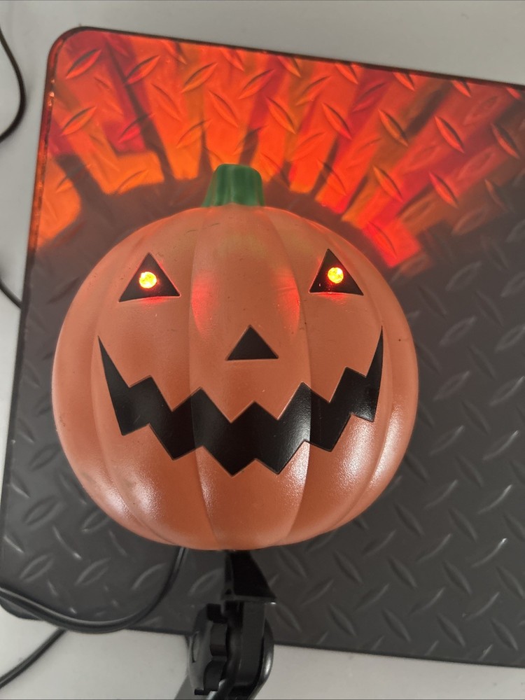 Gemmy - Lightshow Projector Pumpkin BEWARE! Rare