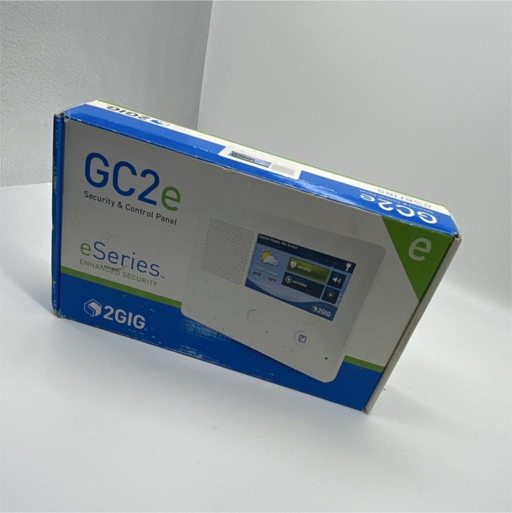 2GIG GC2e Wireless Security panel  & secondary Ts2 Control Panel Touch Screen.
