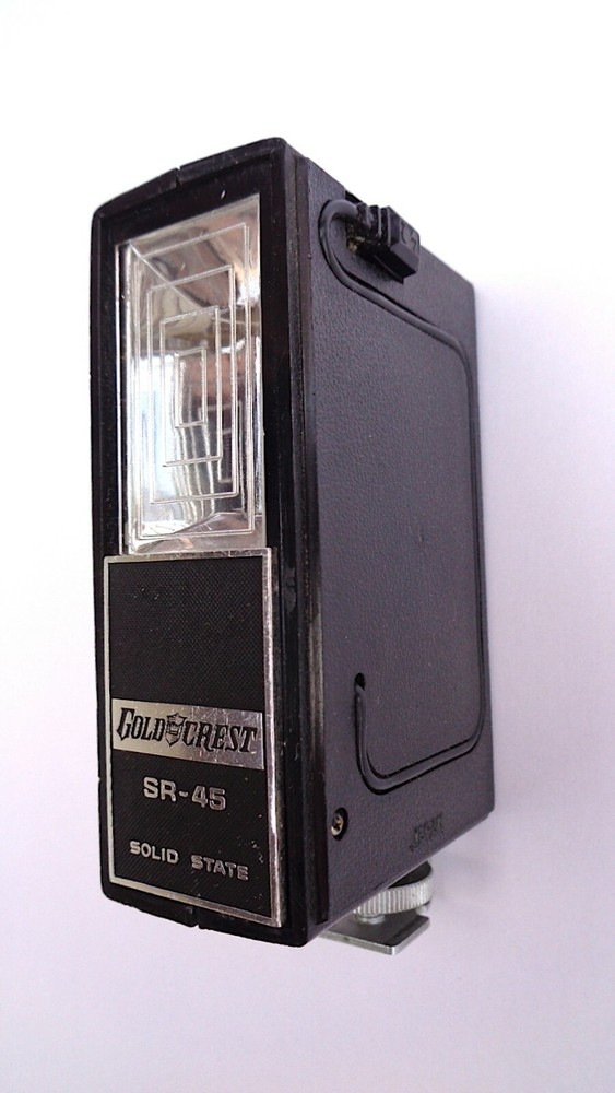 Vintage Gold Crest SR-45 Solid State Flash for Camera -- Untested