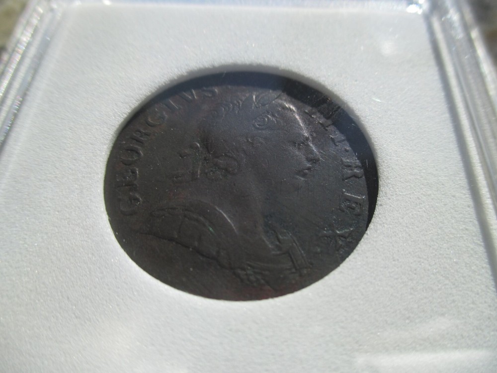 1770 King George III HalfPenny
