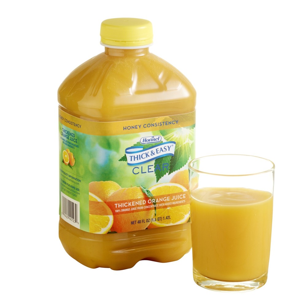 Thick & Easy Thickened Beverage Orange 46 oz. Bottle