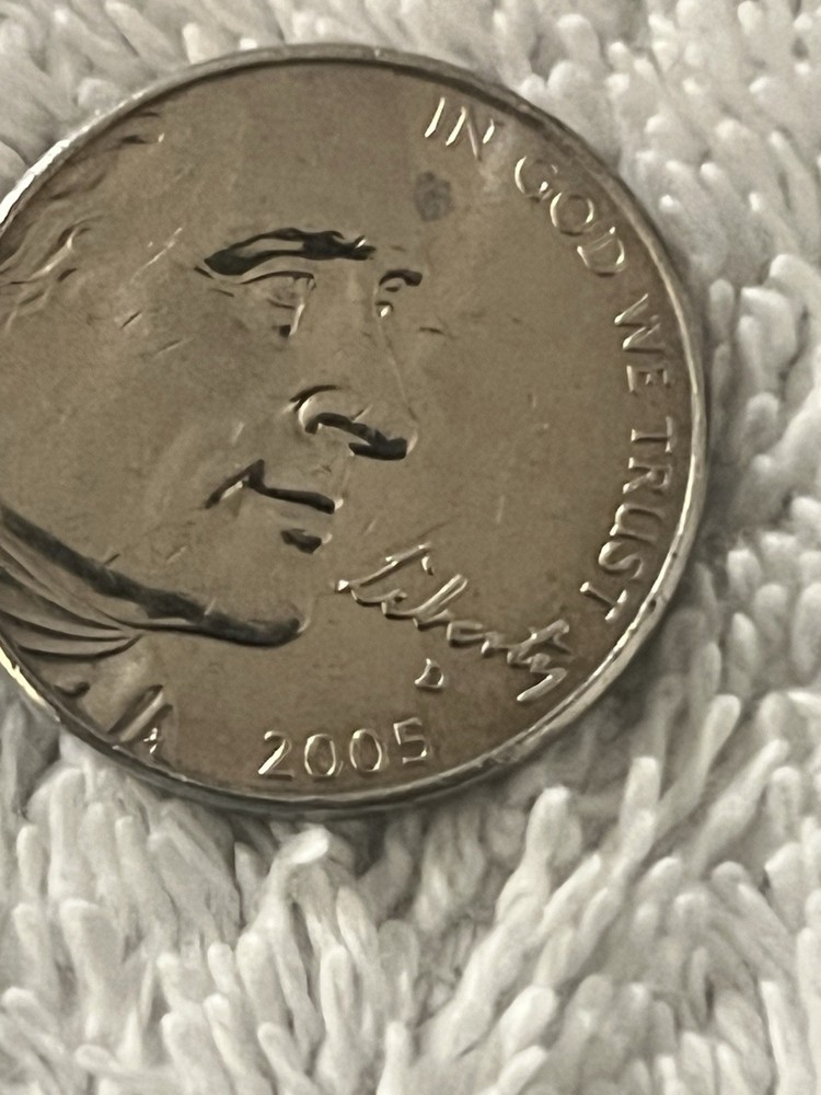2005 Buffalo Nickel Mint Mark Error Liberty Error