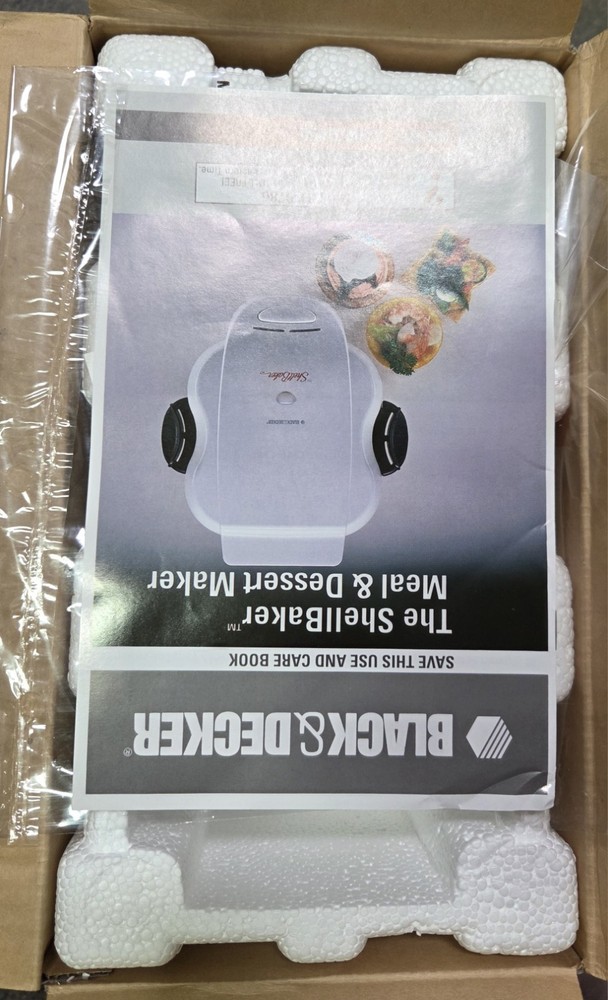 Black & Decker The Shell Baker Meal & Dessert Maker Shell baker Model G400