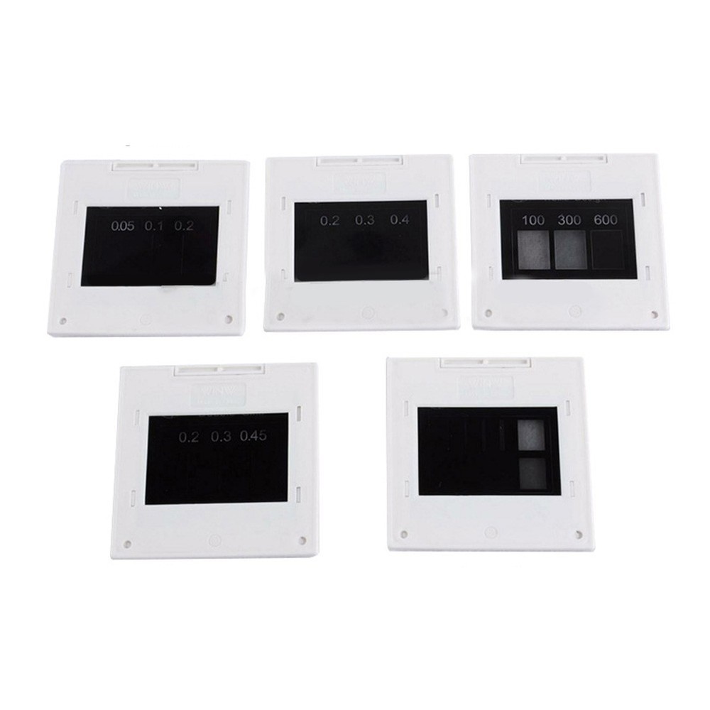 Interference Diffraction Grating Set 5pcs with Double and Triple Slits