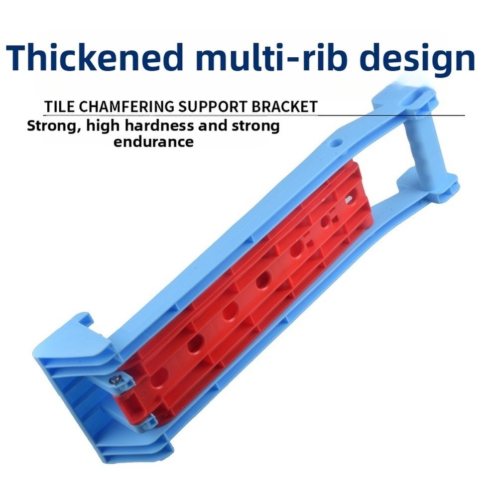 Tile Holder Bracket Blue ABS Adjustable Multi Angle Support for Chamfering