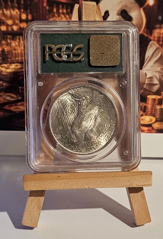 1923 Peace Dollar Graded MS64 By PCGS Geration 2.2 Holder