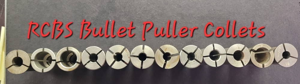 RCBS & HERTERS Standard Bullet Puller Collets *YOU PICK* Multiple Sizes