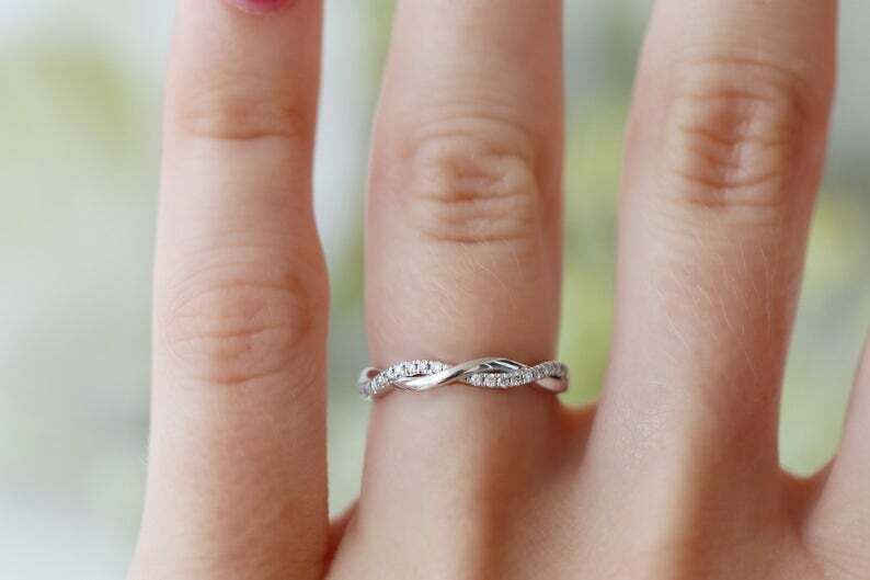 0.45 CT White Round Cut Matching Wedding Band Solid 925 Sterling Silver