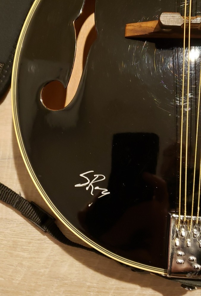 Galveston Autographed A-Style Mandolin Black