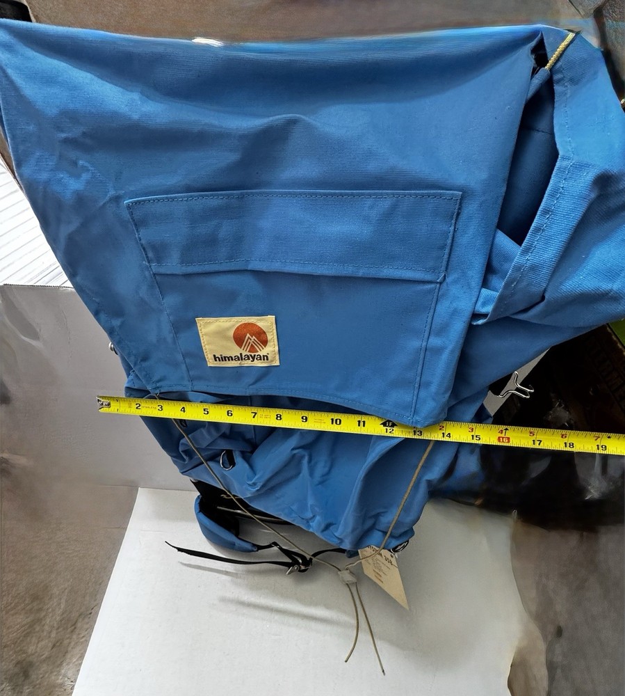VTG Himalayan Industries Blue Aluminum Frame Backpack “Assault Pack” System 358