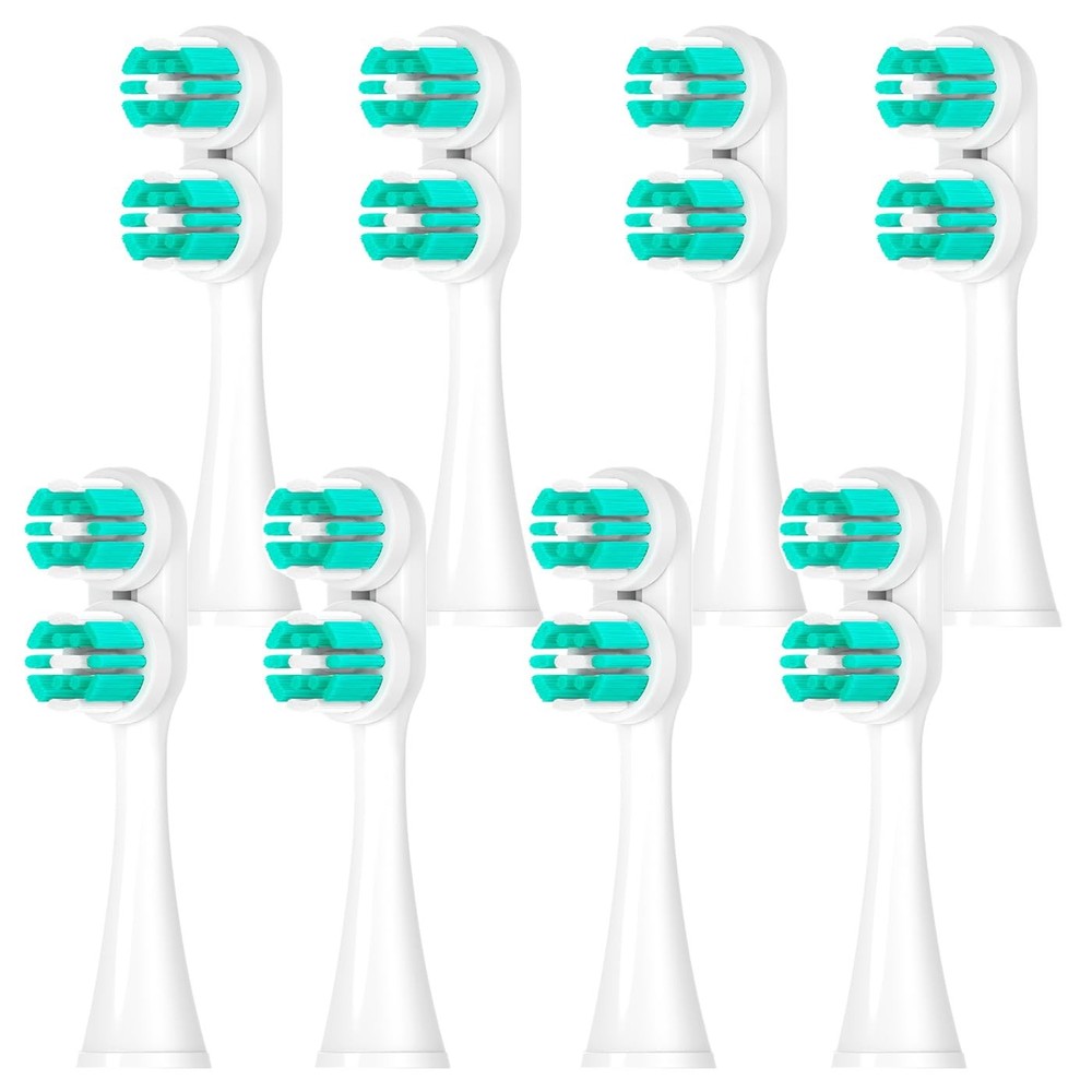 8 Pack Compatible with Spinbrush Pro Clean 1 Count (Pack of 8), White