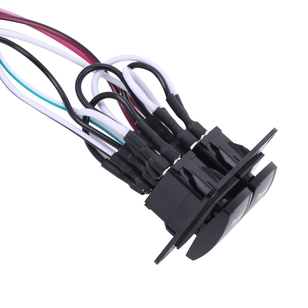 Rocker Trim Tab Control Switch For Single Actuator Trim Tab Systems 12 24V