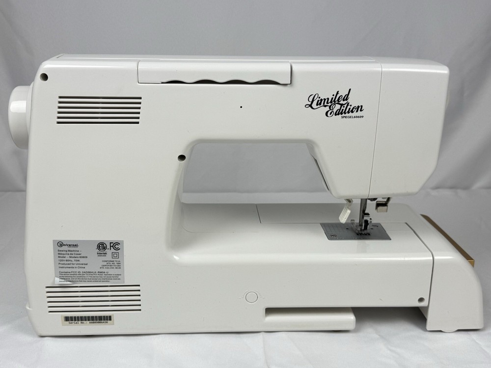 Spiegel 60609 - 350 Stitch Computerized Sewing Machine UNTESTED AS-IS