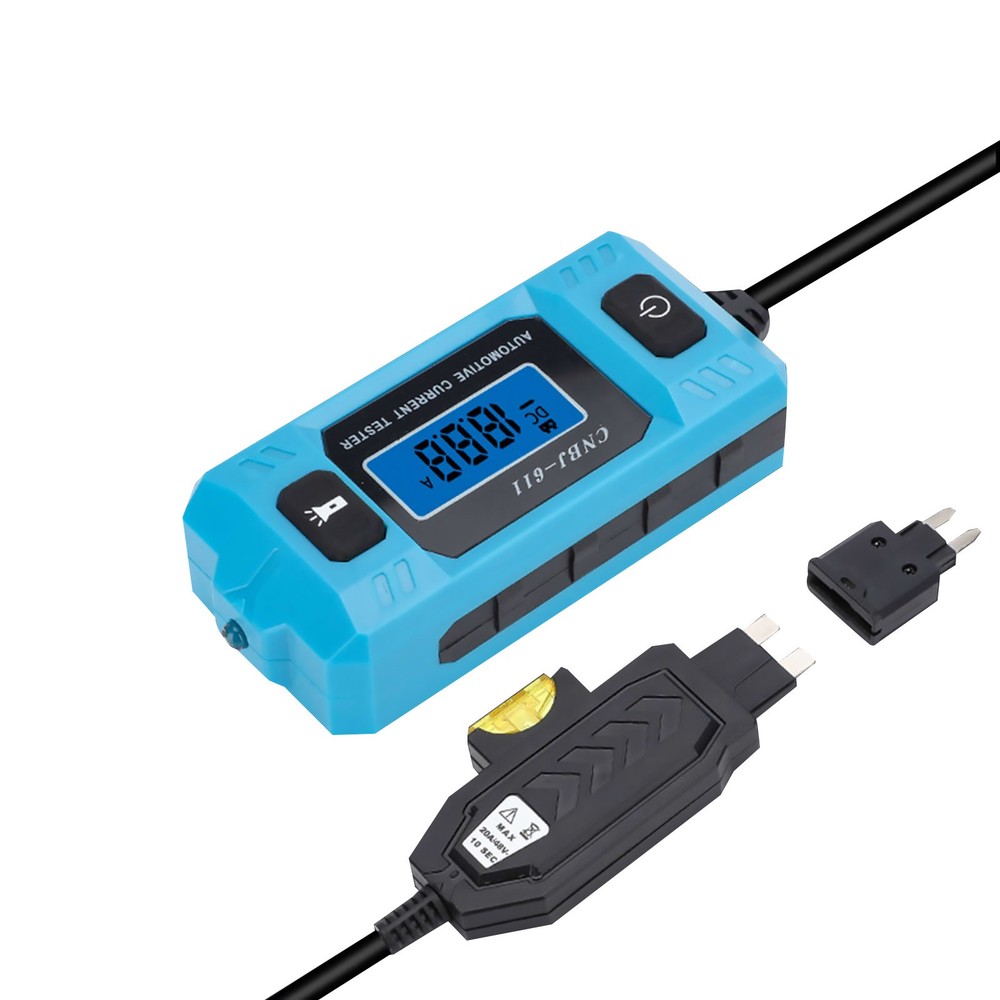Portable Car Current Tester Meter 0.01A-19.99A Range for Electrical Diagnostics