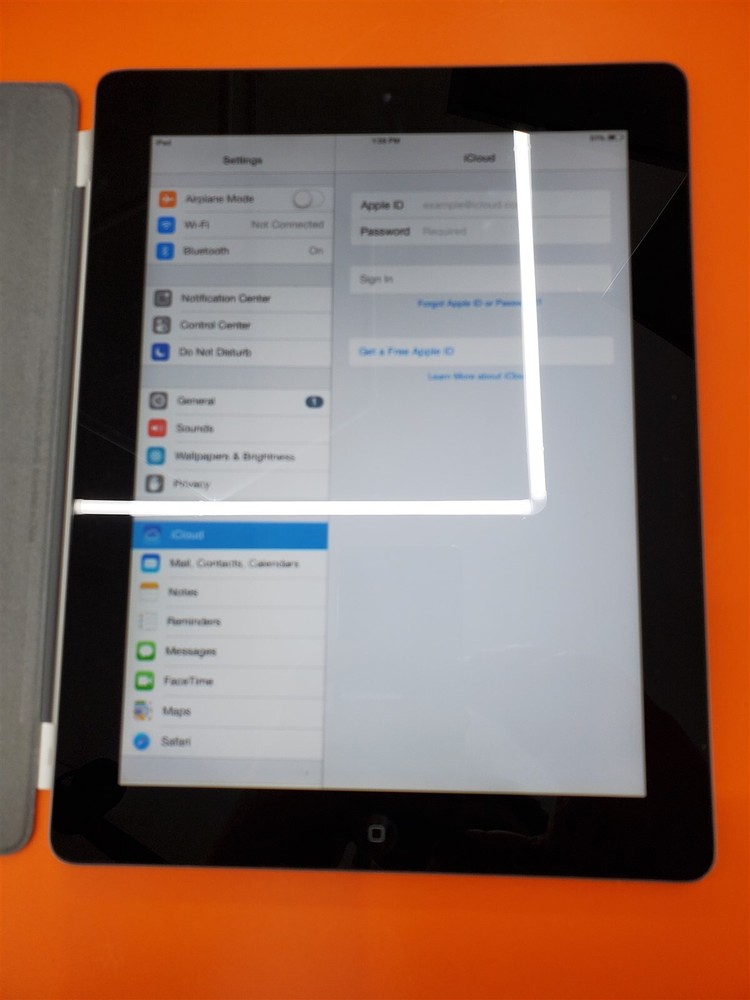 ⭐️⭐️⭐️⭐️⭐️ iPad2 A1395 16GB Black and Silver Tablet Tested and Working