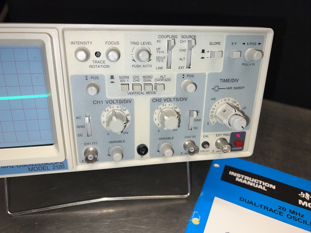 BK Precision Oscilloscope 2120 20 MHz. Our #1