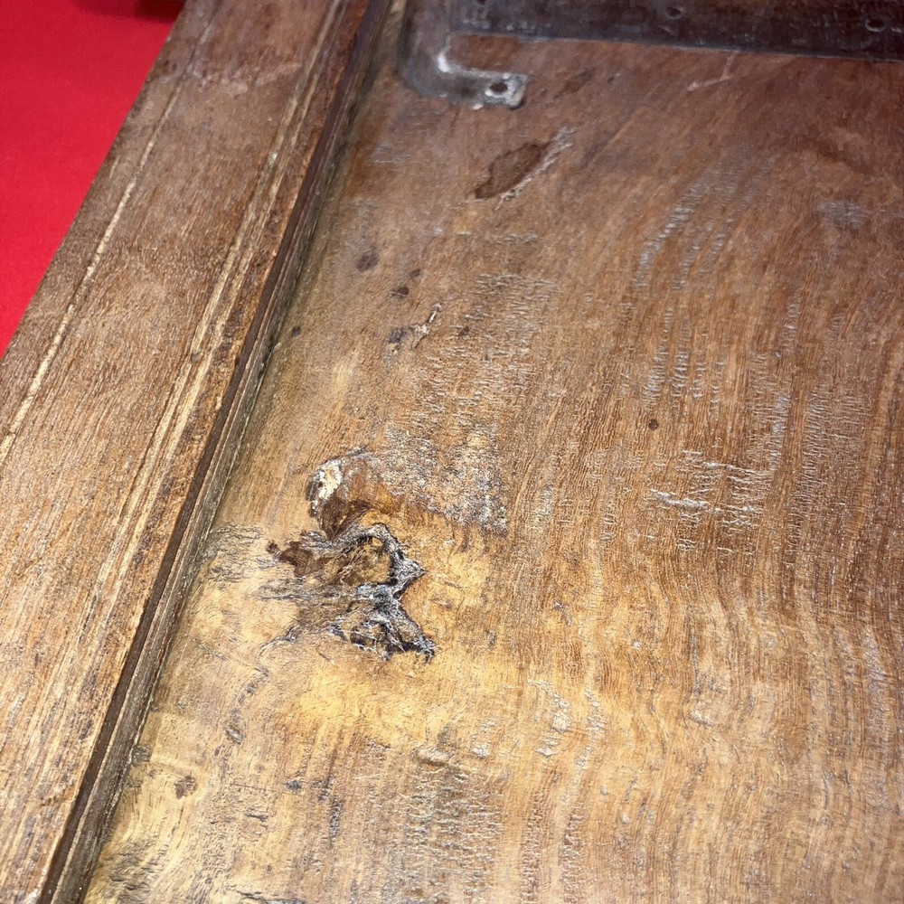 Antique Wooden Wall Decor Mirror / Window Panel / Framed Hand Primitive Crafted